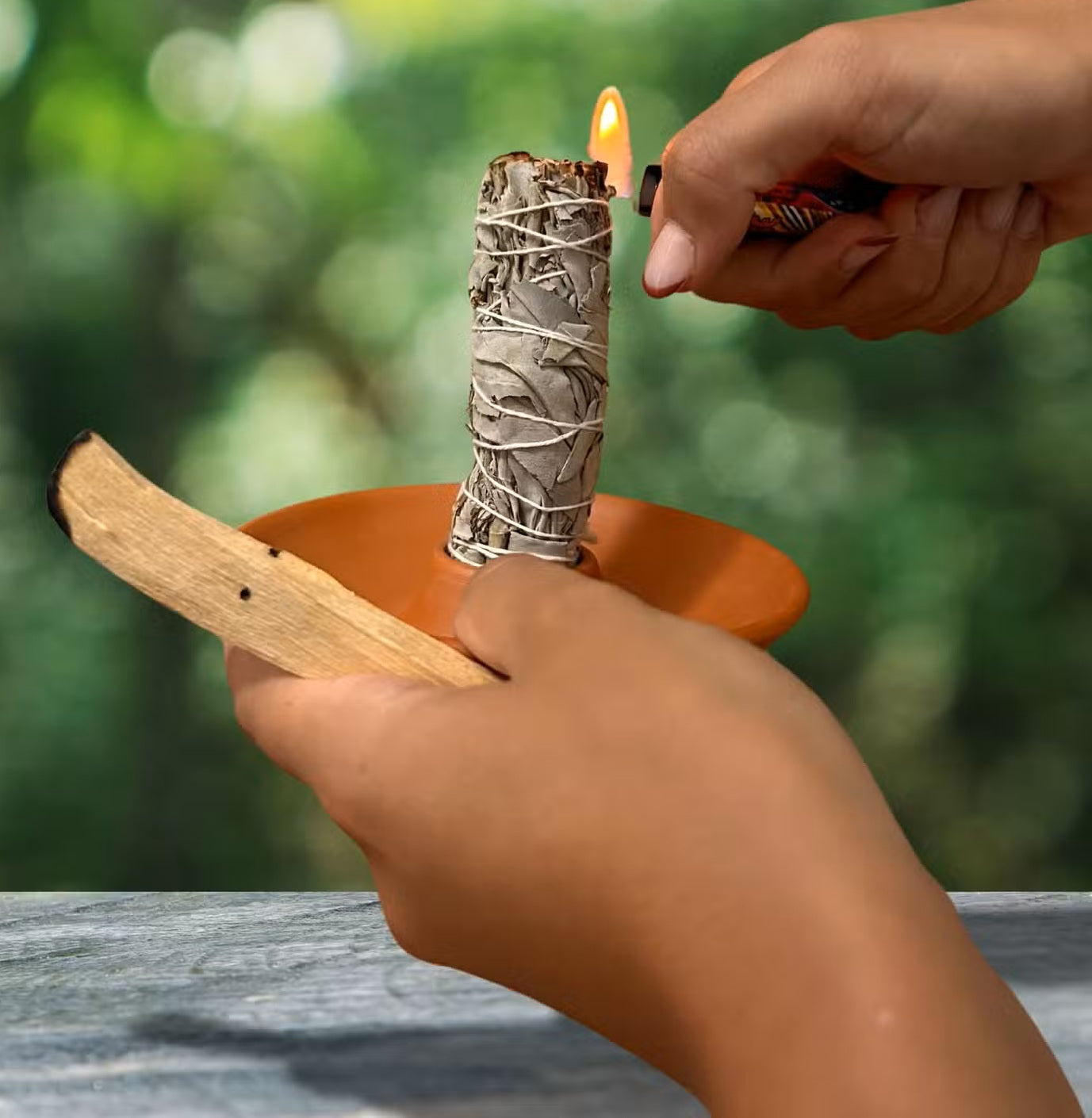 Suporte Queimador de Palo Santo e Defumadores