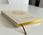 Diário de Capa Dura - Os Meus Dias São Cheios de Sol - 120 Páginas - Marfim & Dourado