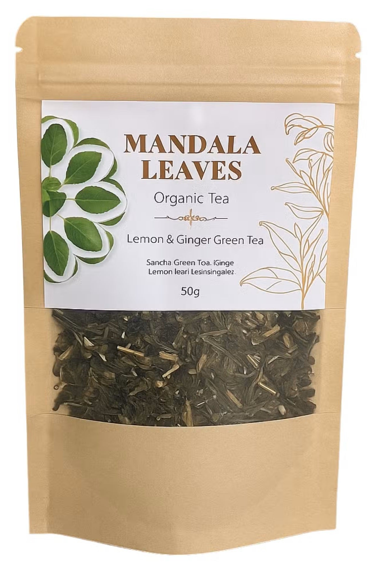 Infusão Ritual Chá Verde, Limão & Gengibre Orgânico (50 g)