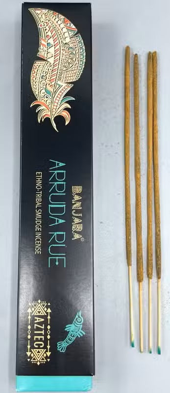 10x Incenso Banjara Tribal Smudge - Arruda Branca