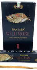 10x Incenso Banjara Tribal Smudge - Rosa Selvagem