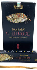 10x Incenso Banjara Tribal Smudge - Rosa Selvagem