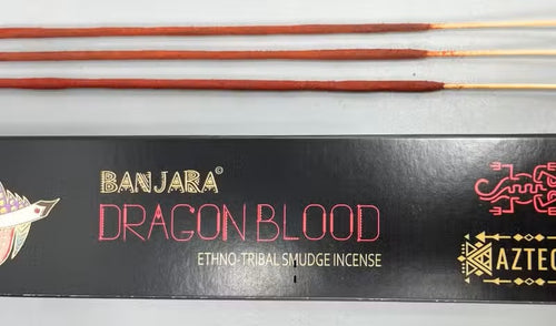 10x Incenso Banjara Tribal Smudge - Sangue de Dragão