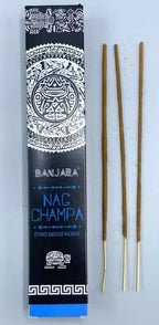 10 x Incenso Tribal Banjara para Smudge Nac Champa