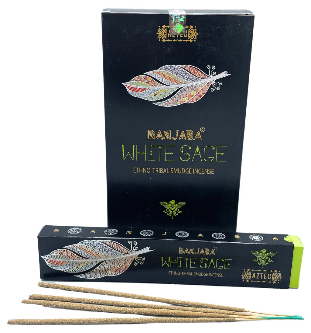 10 x Incenso Banjara Tribal Smudge – Sálvia Branca