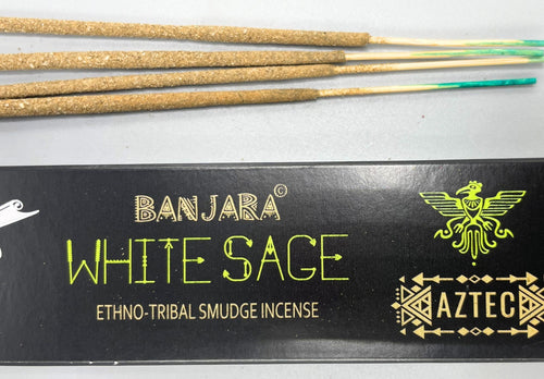 10 x Incenso Banjara Tribal Smudge – Sálvia Branca