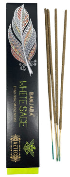 10 x Incenso Banjara Tribal Smudge – Sálvia Branca