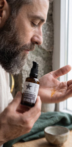 Óleo natural para a barba Spartan Hero - Suavidade