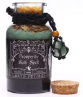 Sal de Banho Ritual de Prosperidade com Amuleto de cristal de Aventurina (240 g)