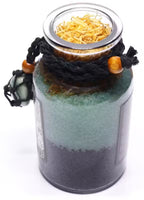 Sal de Banho Ritual de Prosperidade com Amuleto de cristal de Aventurina (240 g)